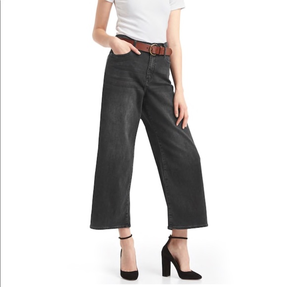 gap wide leg high rise